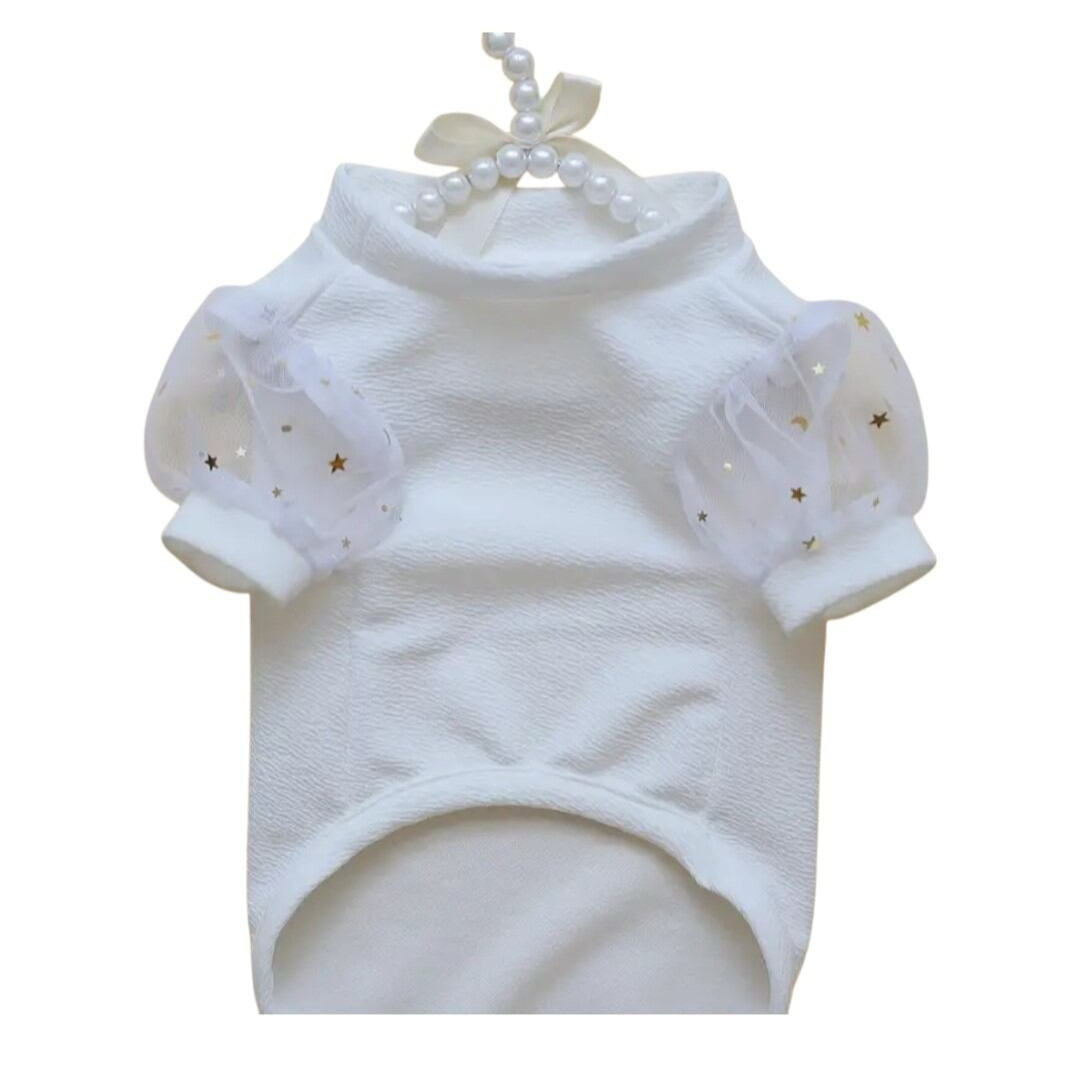 Elegant White Pet Dress