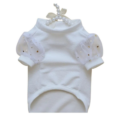 Elegant White Pet Dress