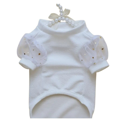 Elegant White Pet Dress