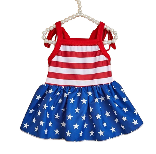 Patriotic-Themed Pet Dress